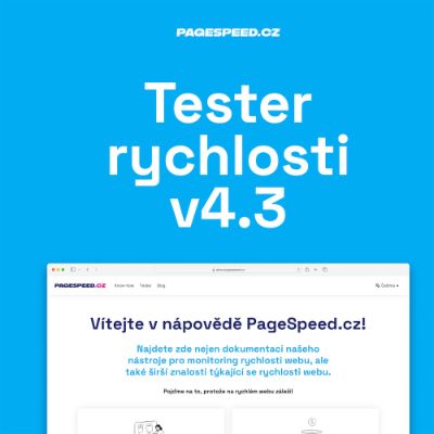 Monitoring rychlosti ve verzi 4.3
