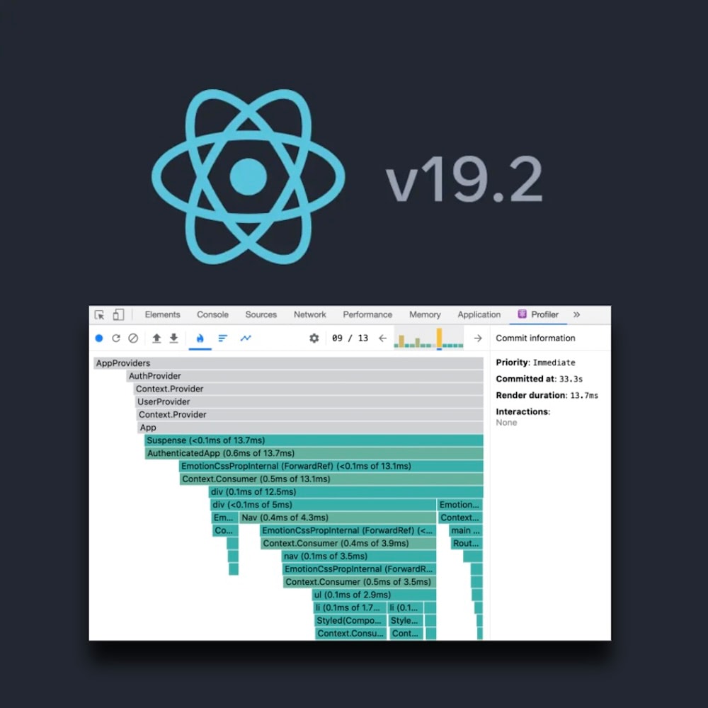 React 19.2: Možnosti optimalizací INP